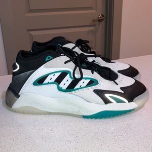 Adidas Originals Streetball II White/Black/Green Casual Shoes